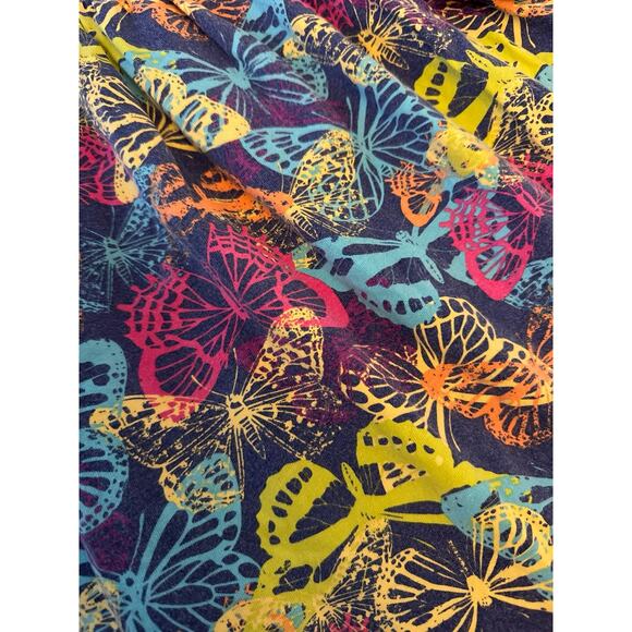 L.L. Bean cotton long sleeved dress bundle of 3 butterfly’s owls aged 8 & 10 - Picture 4 of 11